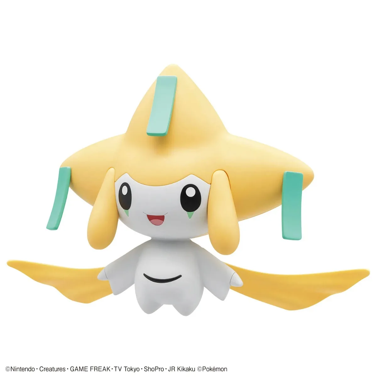 Фото Оригинальный Bandai, оригинальная в наличии Pokemon PLAMO Pokepla 23-Jirachi, коллекция аниме, наборы моделей экшн-фигурок, подарок для мальчика и девочки №2