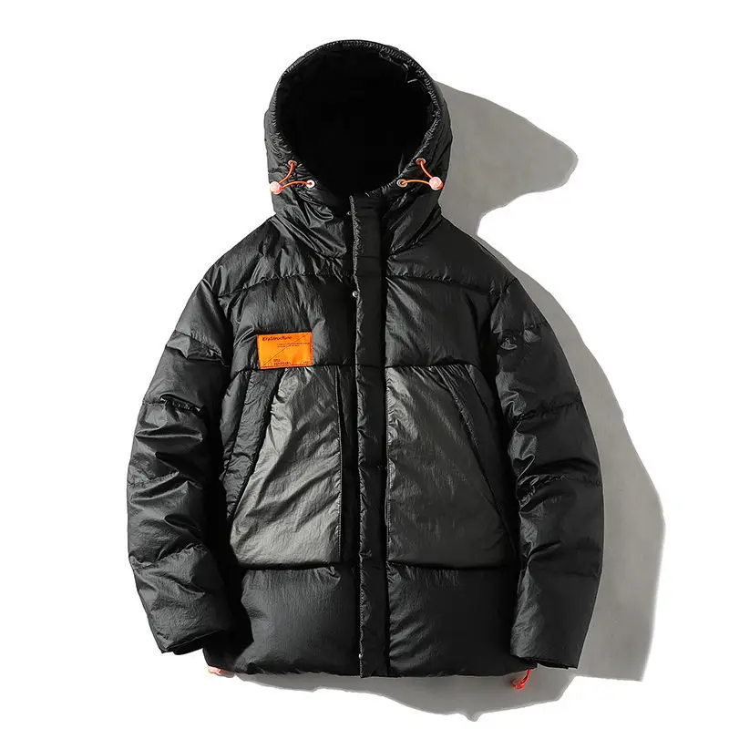 

2022 Men's Winter New Fashion Thicken Cotton Padded Jackets Male Long Sleeve Warm Outerwear Men Casual Hooded Parkas M82