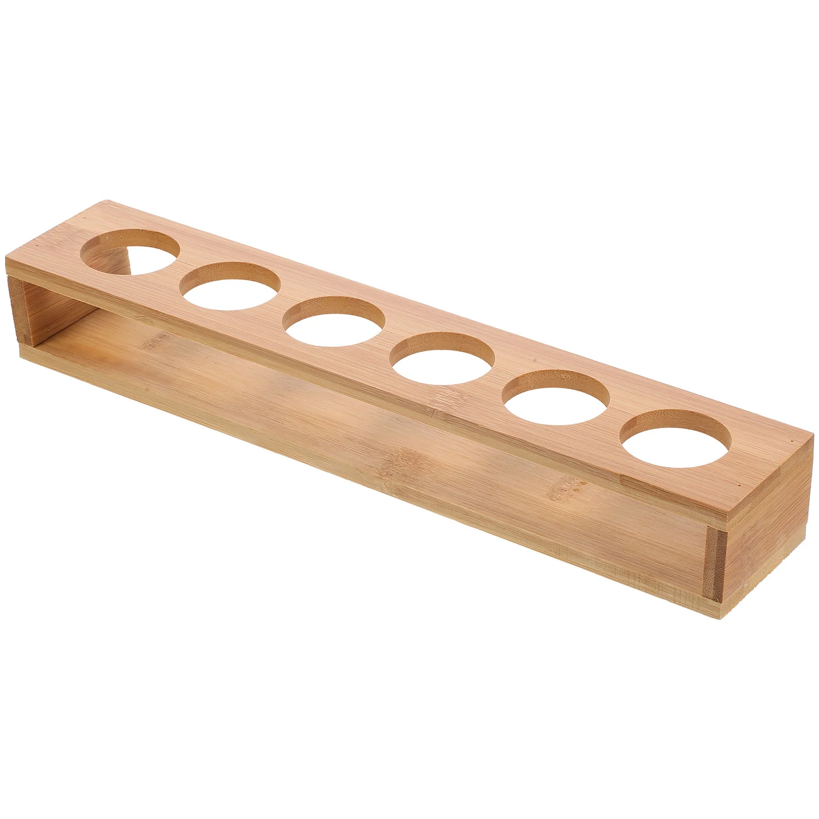 

Shot Holder Glasses Tray Cup Cups Wooden Tasting Rack Whiskey Organizer Serving Stand Server Drinking Display Flight Wood Club