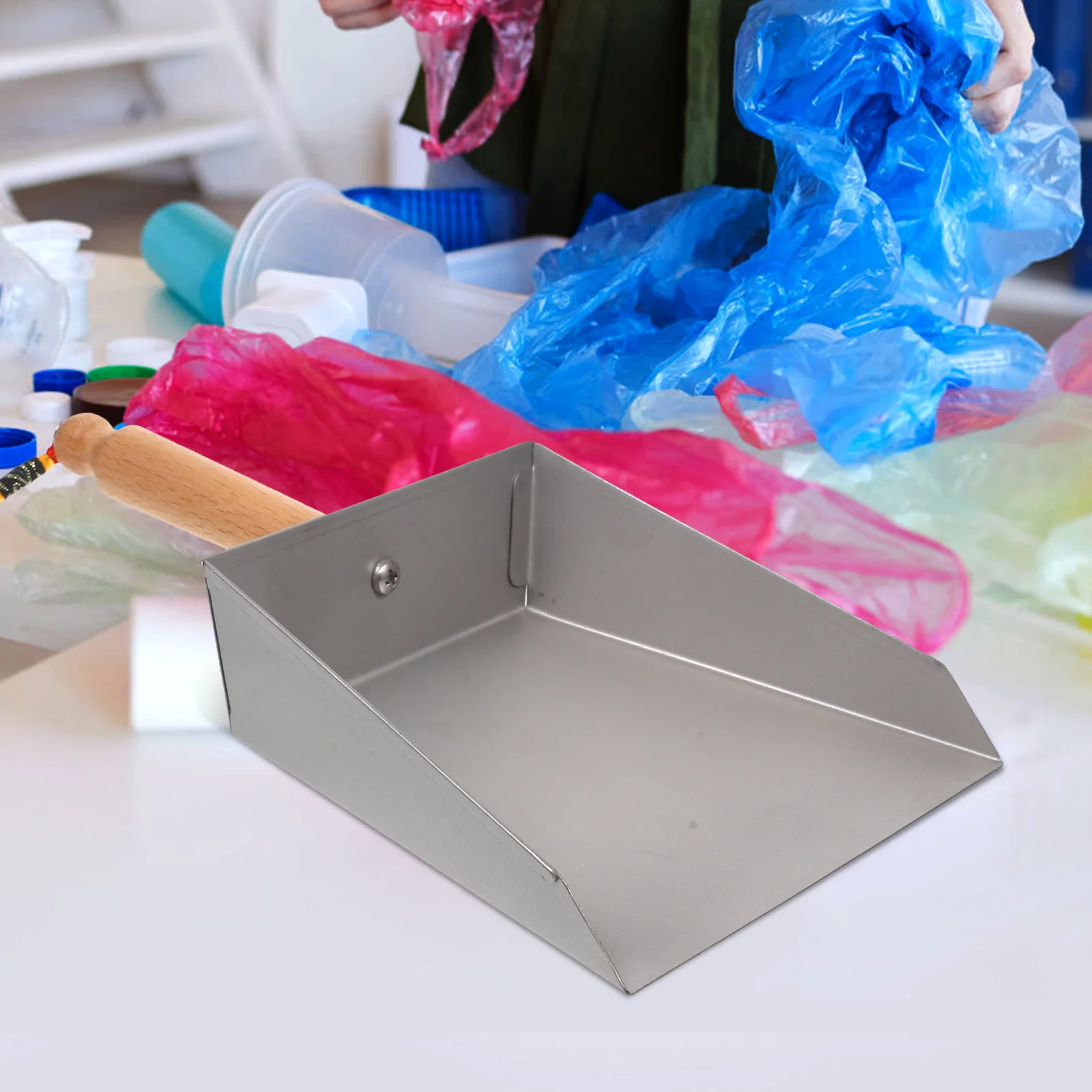 Совок для кухонного стола дома мини-настольные маленькие совок из нержавеющей