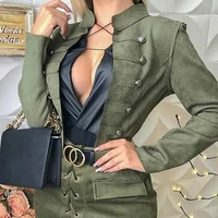 hot sale 2021 fashion spring autumn women solid color jackets coats lady slim fit outerwear double breasted overcoat outwear new