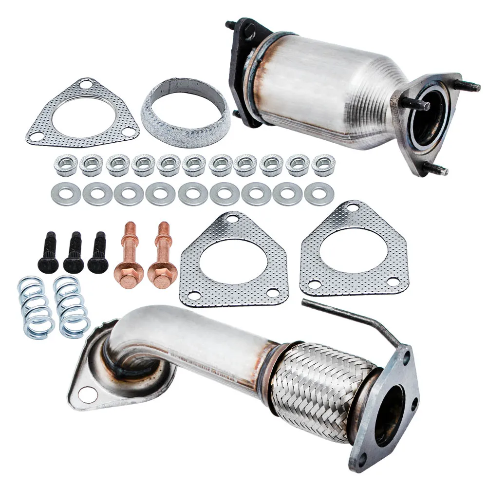 

2 Pack Catalytic Converter Flex Pipe for Acura TSX for Honda Accord 2.4L 2008-12