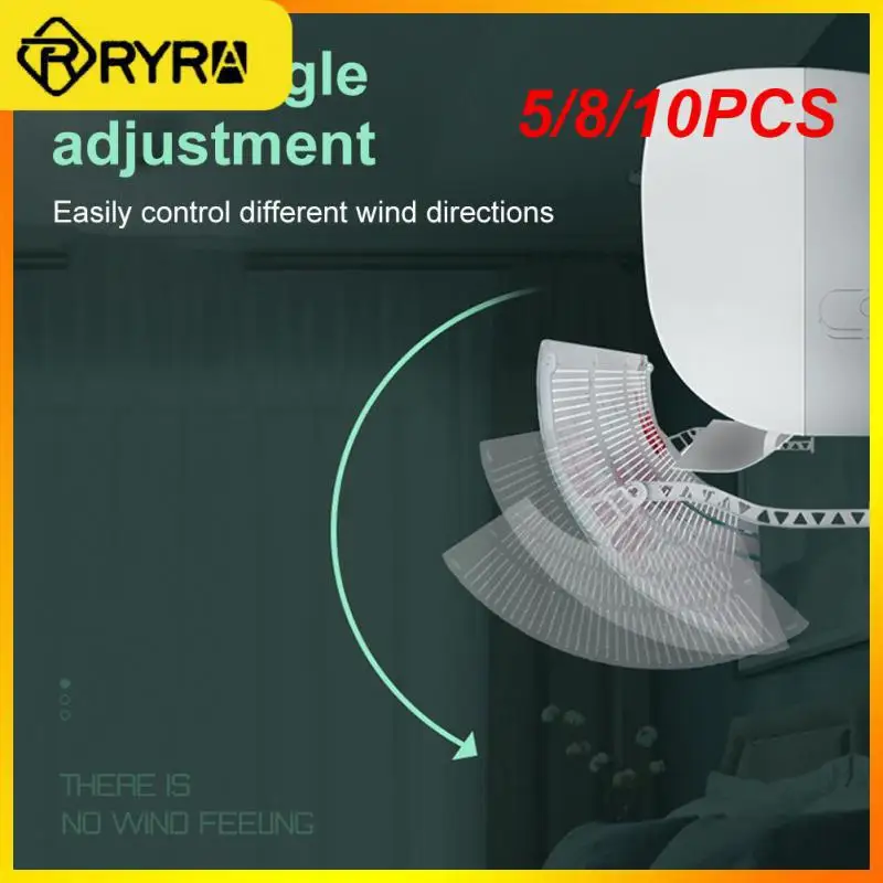 

5/8/10PCS Household Air Conditioning Wind Shield Indoor Hanging Wind Shield Non Telescopic Air Conditioning Dust Cover