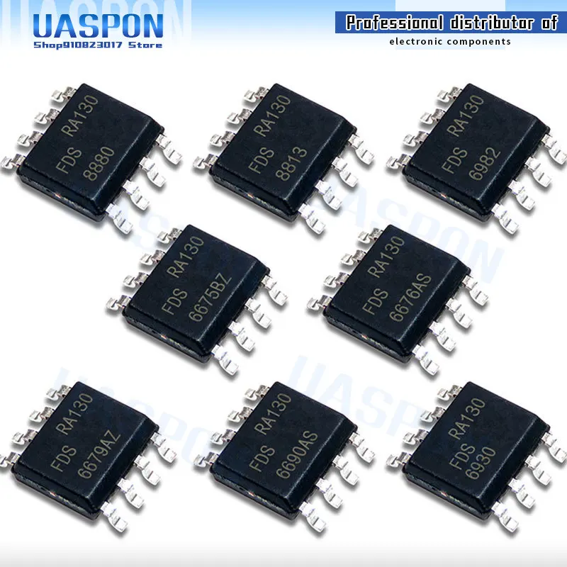 10 шт. FDS6982 SOP-8 FDS6982AS FDS6812A FDS6875 FDS6890A FDS6892A FDS6898A FDS6910 FDS6912A FDS6930A FDS6975 FDS6982 FDS6990A