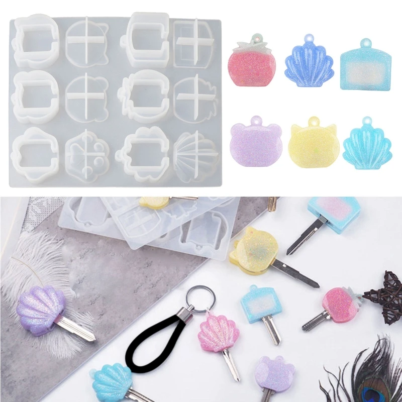 

for CAT Claw Shape for KEY Hat Silicone Mold with Hole for KEY Cover Pendant Handmade Mold for Valentine's Day Birthday Y08E