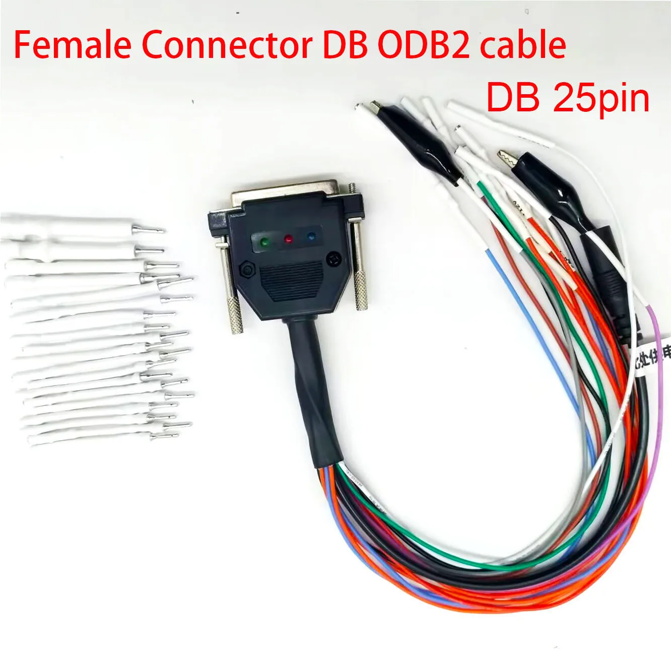 Фото Кабель DB ODB2 с 25-контактным разъемом для сканера SM2 Pro Eobd, с фиолетовой платой PCB и LED-дисплеем, инструмент для программирования ECU. №2