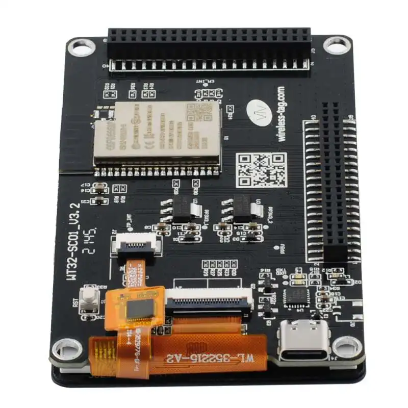ESP32 Development Board WT32-SC01 With 3.5In 320X480 Capacitive Multi-Touch LCD Screen Built-In BT Wifi ESP32-WROVER-B Module