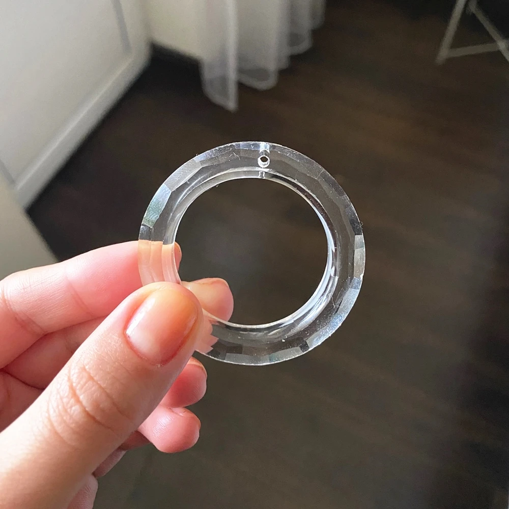 

Хрустальная люстра-кольцо 50 мм