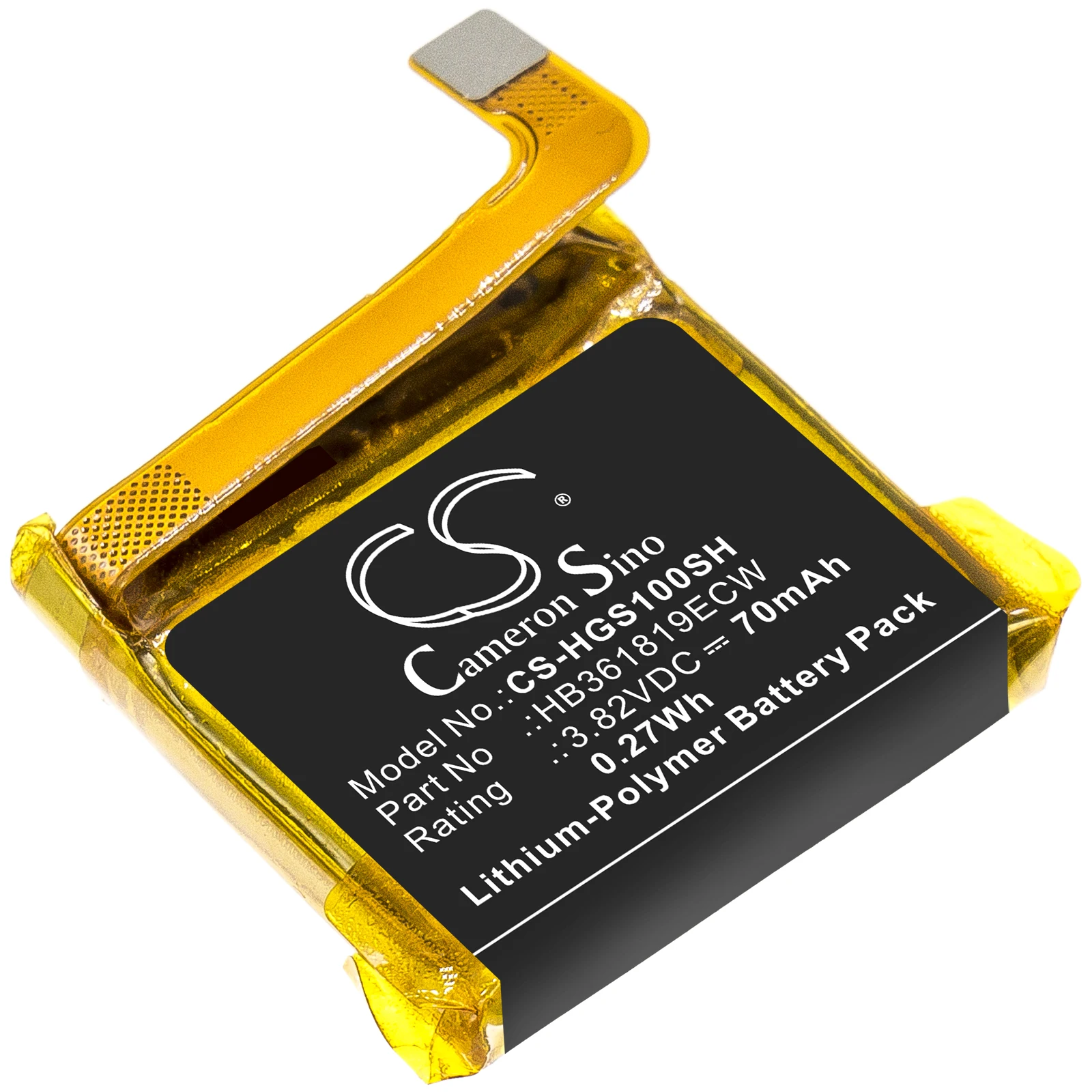

CS 70 мАч/0.27Wh батарея для Huawei Glory S1, MES-B19 HB361819ECW