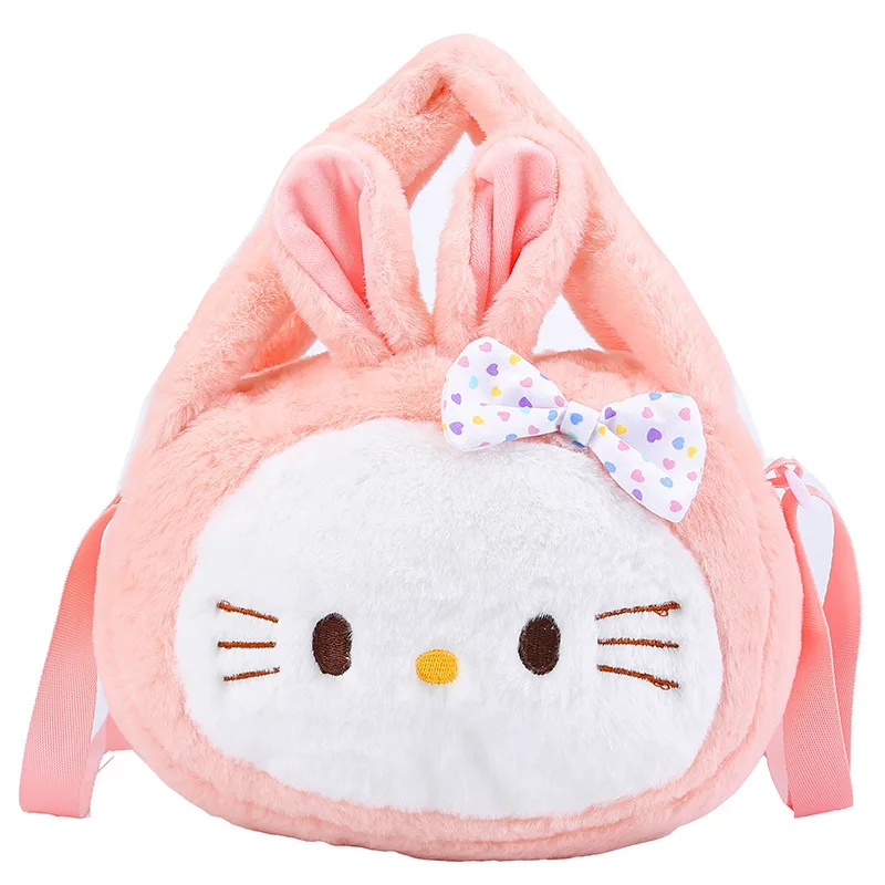 

Kawaii милый розовый Кот Аниме Мягкие игрушки милые девушки Sanrioed аниме животные плюшевые игрушки Дети Плюшевые женщины сумка рождественские п...