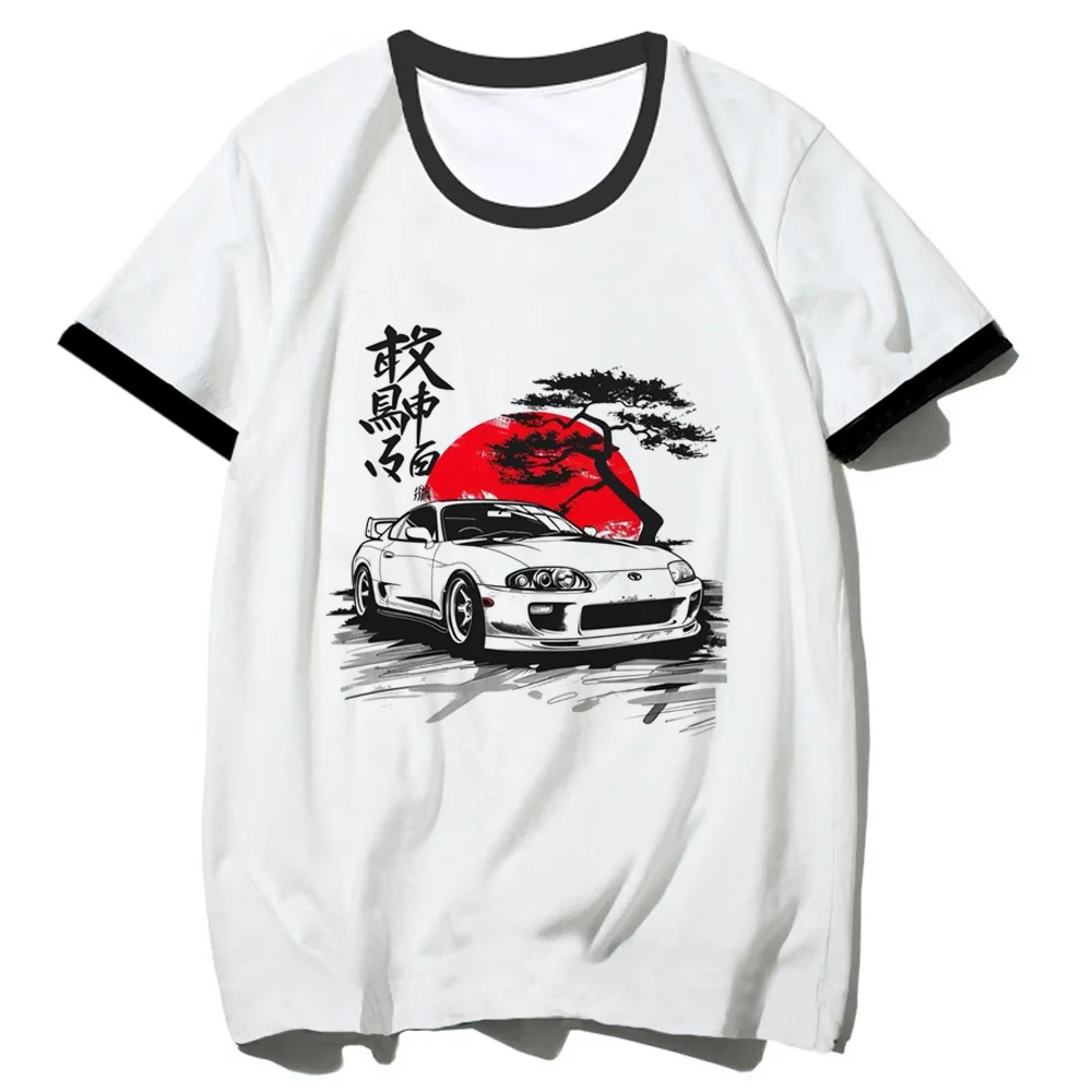 Фото Футболка Initial D женская, эстетика кавайи, графический готический стиль, классический аниме-топ, футболки в стиле хип-хоп, гранж, дышащая, в стиле харадзюку, аниме №2