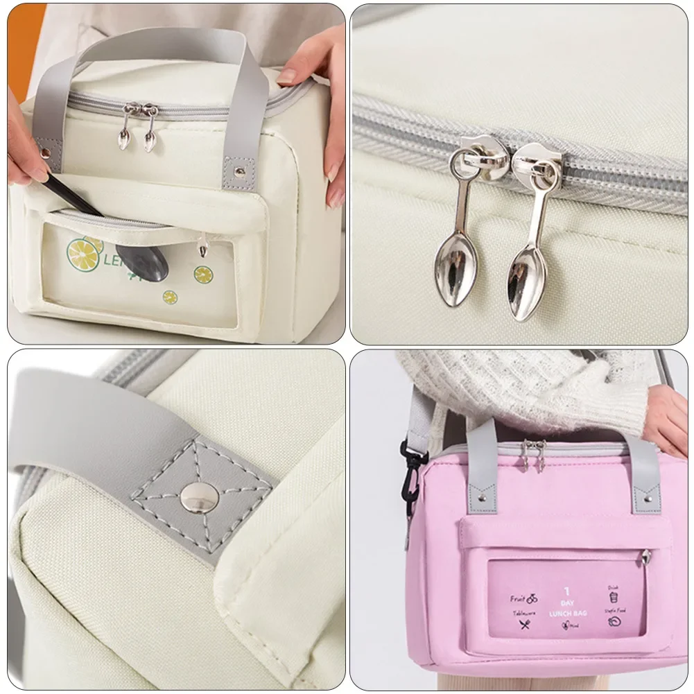 Портативная сумка для пикника с плечевым ремнем изоляционная обеда