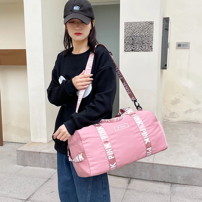 Short Trip Large Capacity Travel Bag Female Yoga Dry And Wet Separation One Shoulder High Appearance Level Storage Duffel Bag M4