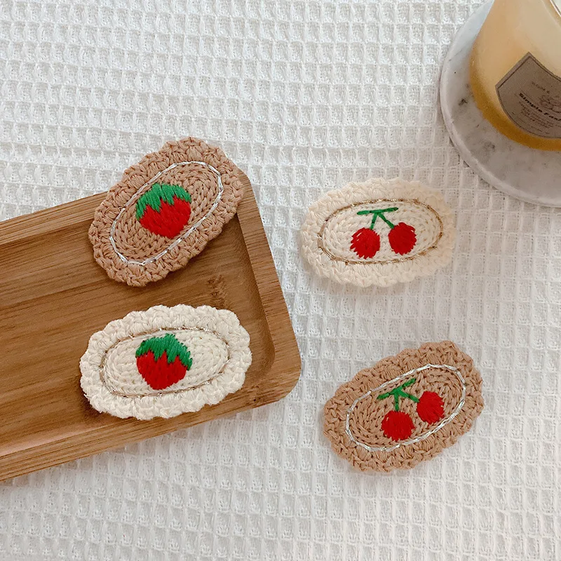 

2 шт., детские шерстяные заколки для волос