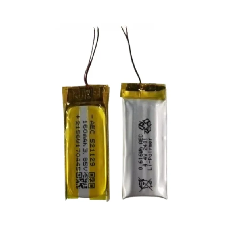 Фото Аккумулятор AEC521128 521129 3.85V 160мАч для наушников Shokz Aeropex AS800 AS820 AS650 AS660 AS661 AS803 AS810 (игровые, с костной проводимостью) №4