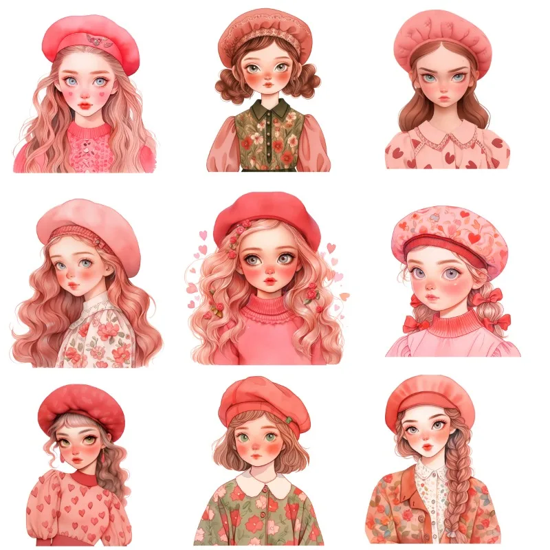 

БЛИНГІРД Акварельные наклейки для девочек