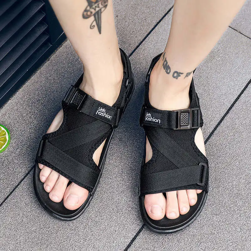 

Low-Top Platform Flip Flops Designer Luxury 2021 Leather Shoes Height Increasing Men's Slip-Ons Air Leather Sandals New Tennis