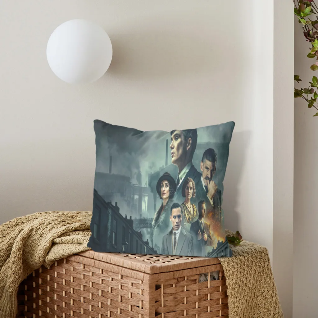 P-Peaky B-Blinders Pillow Cushion Case Dakimakura Cover Decorative Sleeping 45x45cm