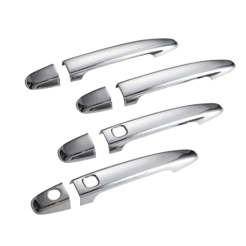 

8 шт./компл. Автомобильная хромированная Серебристая крышка боковой дверной ручки крышка отделка умное отверстие подходит для Subaru Impreza Sedan ...