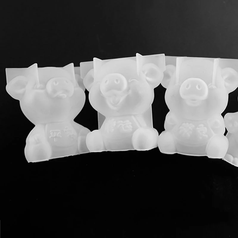 Эпоксидная форма зеркальная трехмерная безопасная для свинки куклы сделай сам