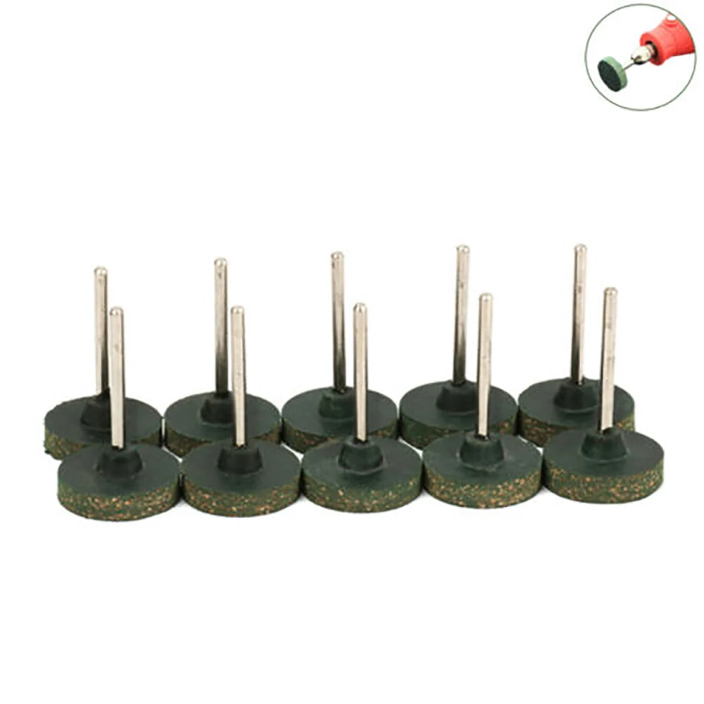

5pcs 20/25mm Rubber Polishing Burr Abrasive Grinding Wheel 3mm Shank for Dremel
