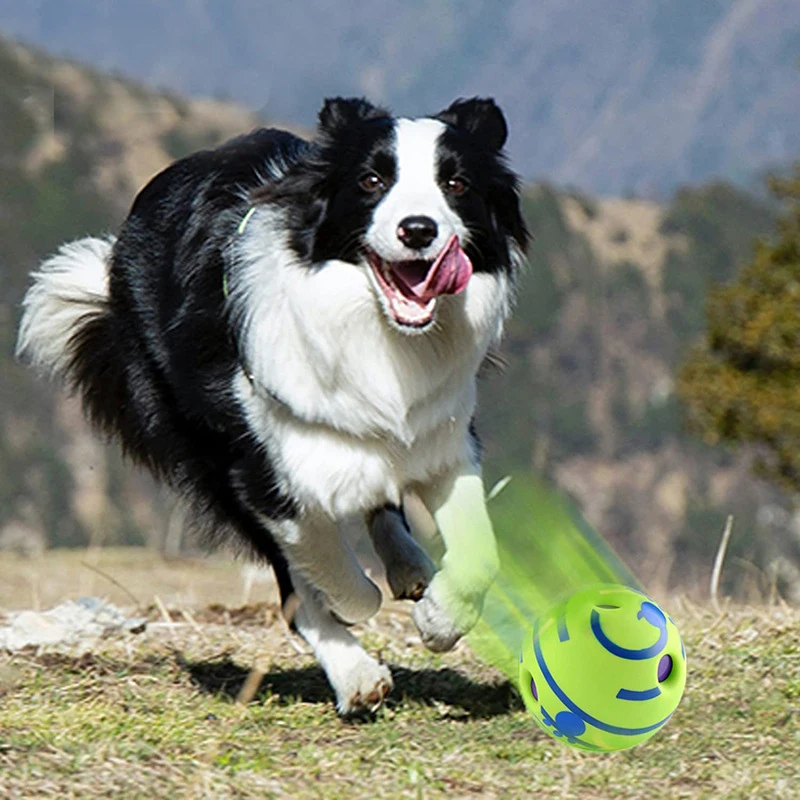 Игрушка для собак Wobble Wag Giggle Ball Getting Dog Attention Toy Fun Sounds When Rolled или Shaken Pets Know Best As Seen On TV