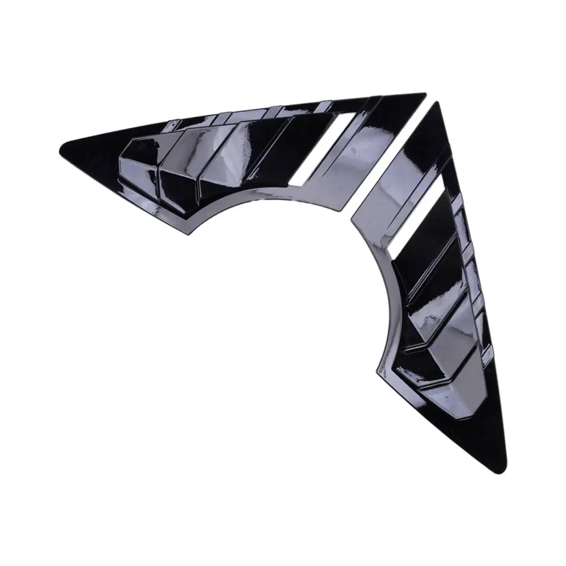 1 пара автомобильных передних боковых жалюзи накладка из черного АБС-пластика