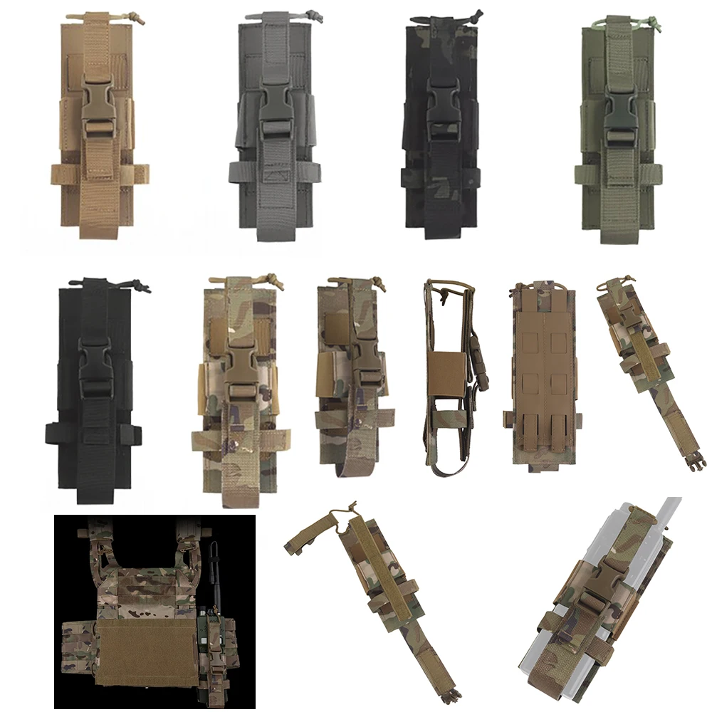 Уличная тактическая сумка-держатель для раций беспроводная Сумка Molle нейлоновая