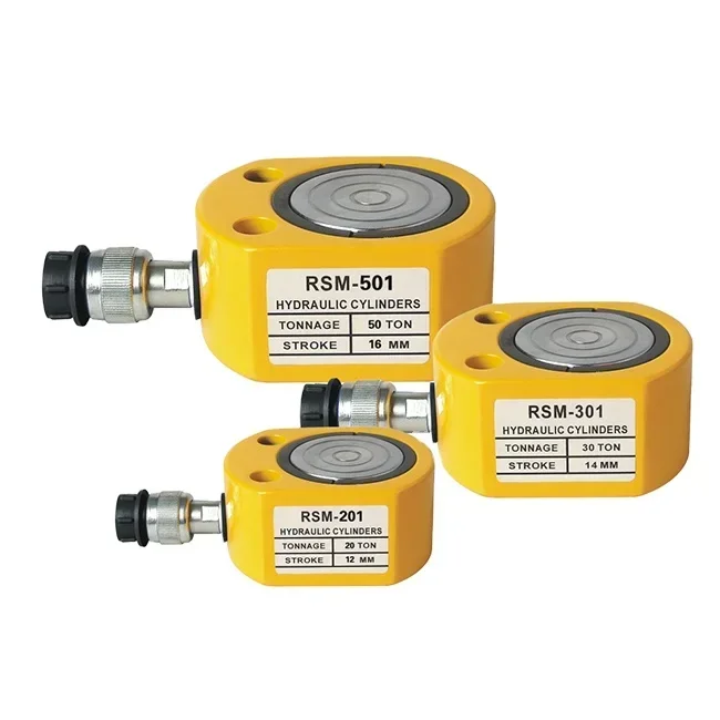 

RSM Series Super Thin Single Acting Hydraulic Cylinder Steel Lifting Cylinder