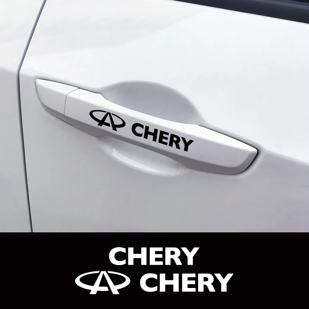 4 Шт. Виниловые Наклейки На Дверные Ручки Автомобиля Для Chery Tiggo 5 A1 A3 A5 Qq Kimo Indis Jaggi