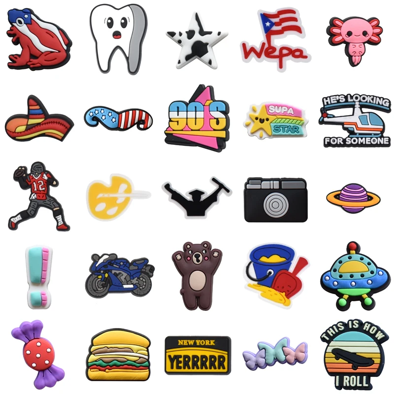 

Kids Men Gifts Women Charm Set Jeans Wholesale Bulk Boy Packs Shoes Accessories Decorations for Croc Para Pins Girl Shoe Charms