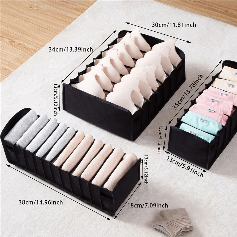 Органайзер для хранения трусиков носков шкафа брюк одежды нижнего белья ящиков