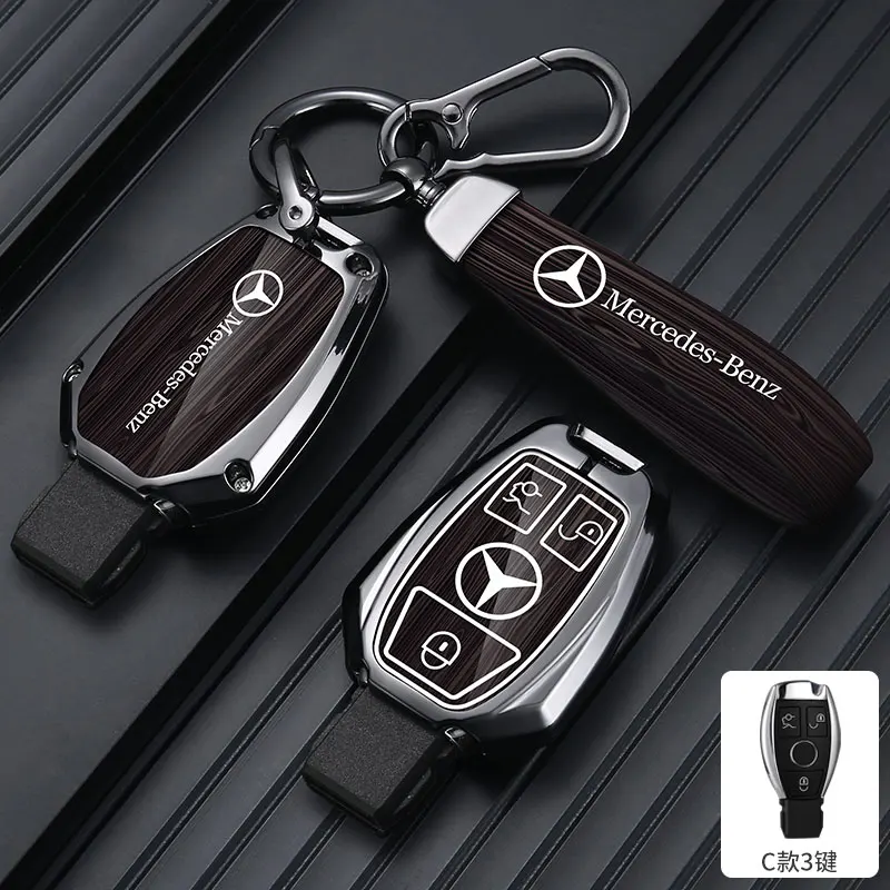 

Чехол для автомобильного дистанционного ключа из цинкового сплава для Mercedes Benz A B C E Class GLS GLA GLK GLC CLS CLA AMG W204 W205 W212 W463 W176