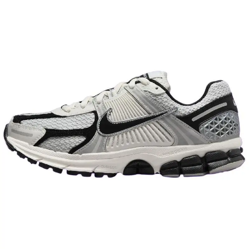 Кроссовки Nike Air Zoom Vomero 5 унисекс низкие серые/черные кроссовки HQ1182-001 с
