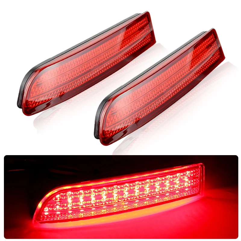 

2X светодиодный отражатель заднего бампера, задний стоп-сигнал, задний противотуманный фонарь для Toyota Avensis Alphard Estima RAV4 Gaia PREVIA IPSUM