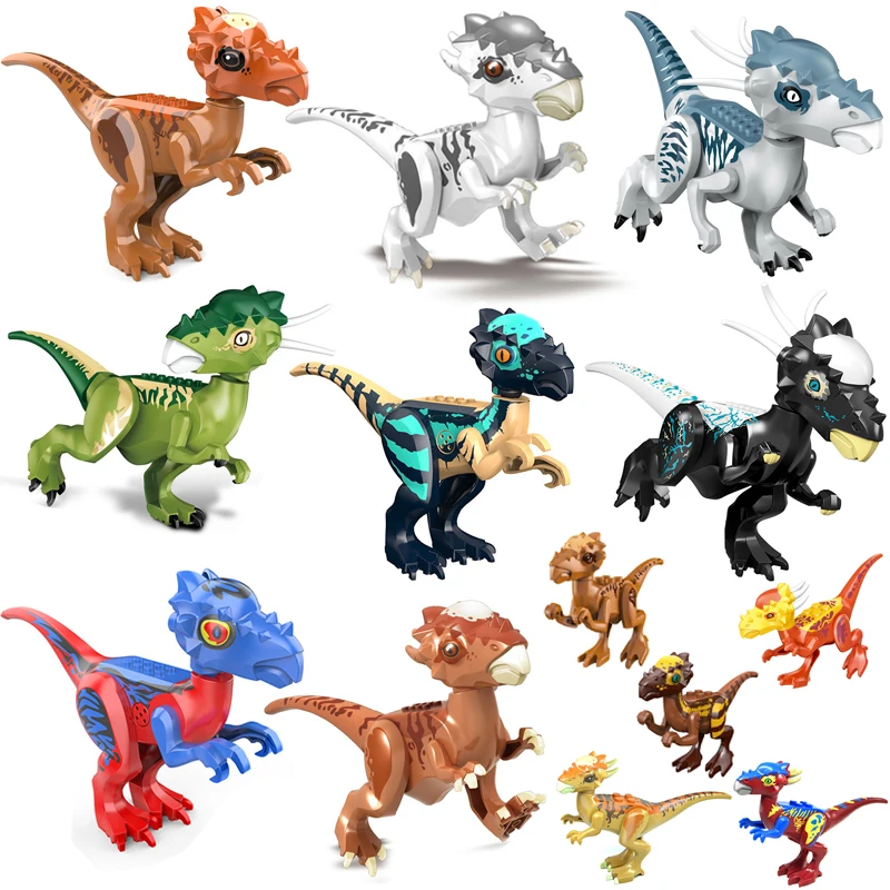 Совместим с конструктором LEGO MOC Herbivorous Dinosaur строительные блоки коллекция моделей