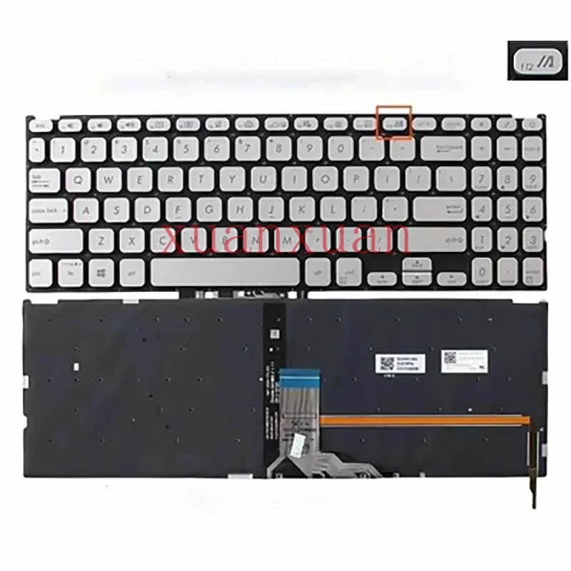 НОВАЯ клавиатура с подсветкой для ASUS X509D/F FL8700D Y5200F/J/D X515J/E/U V5200E