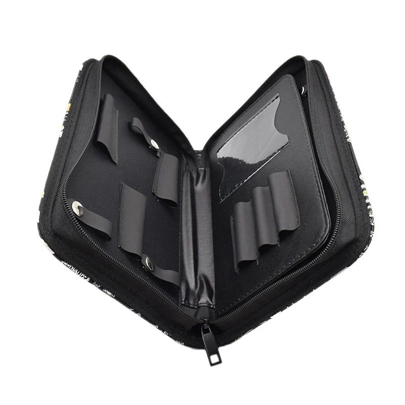 

Professional Hair Scissors Bag Hair Clip Comb Hairdressing Tool Storage Bag Hairdresser Handbag Can Hold 12 Tools