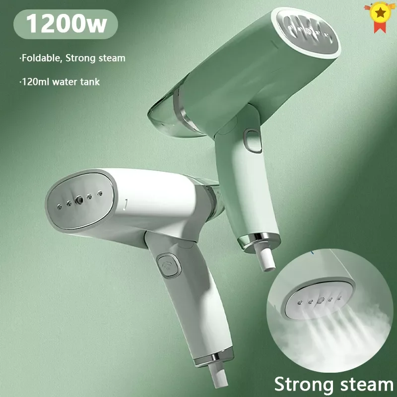 

Steamer 1200W Powerful Garment Steamer Portable 30 Seconds Fast-Heat Steam Iron Ironing Machine for Home Travel
