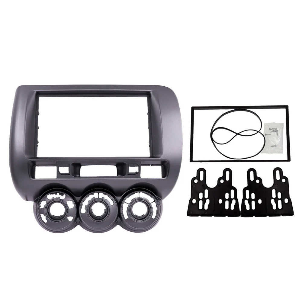 

2 Din Car Stereo Frame Trim Kit Dashboard for Honda Jazz 2002-2008 RHD DVD Player Installation Bezel Fascias