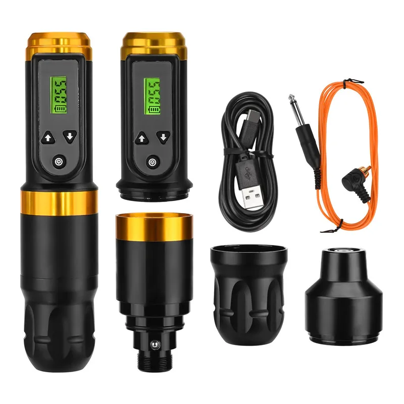 

Wireless Tattoo Machine 2000mAh Battery with Portable Power Pack Coreless Motor Permanent Makeup Tattoo Supply