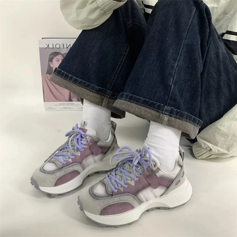 Summer new breathable women's sports shoes, fashionable and versatile casual running shoes, women's tennis shoes