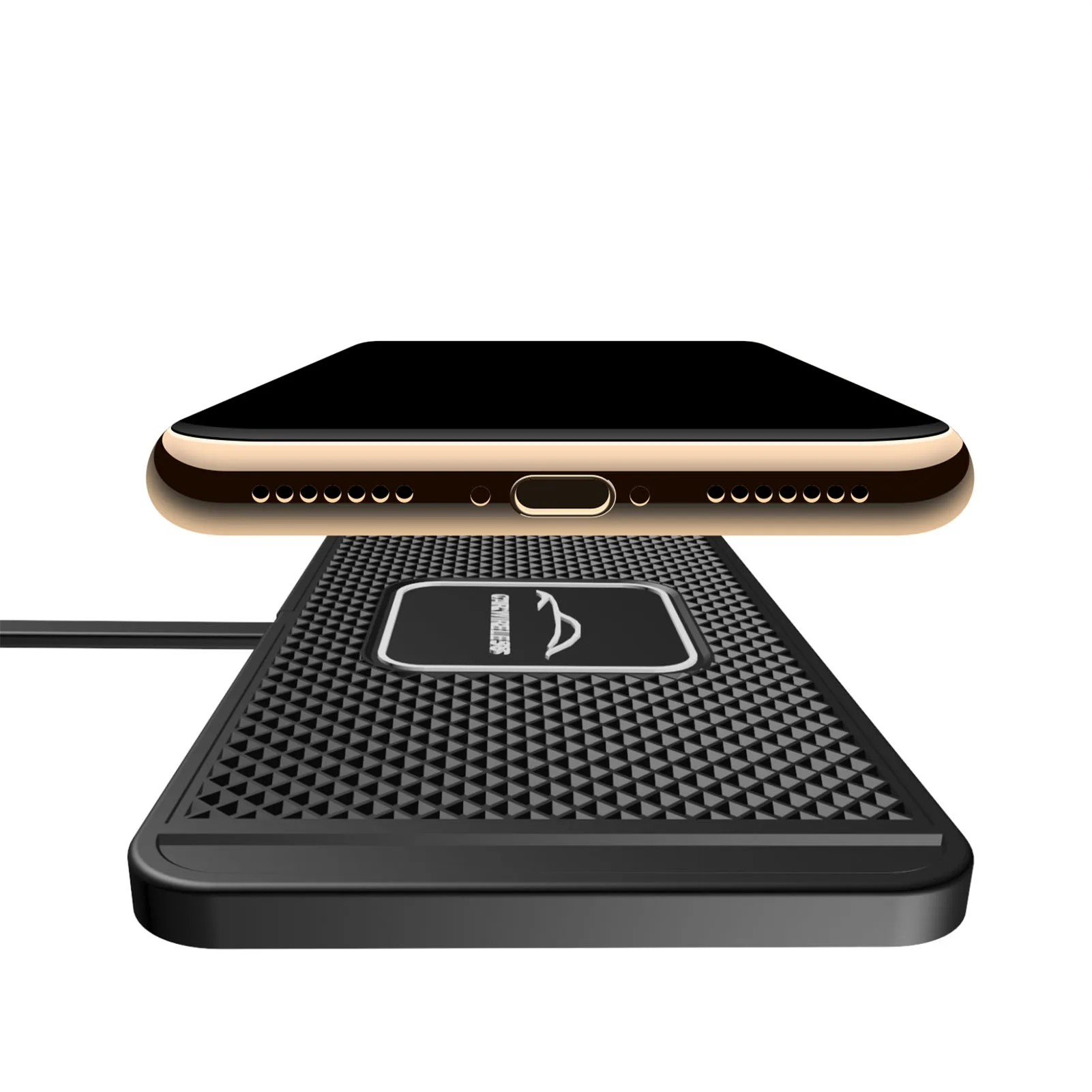 

Wireless Car Fast Charger Fast Charger Non-Slip Mat Car Dashboard Holder Easy To Use Qi 15W Car Charging Pad