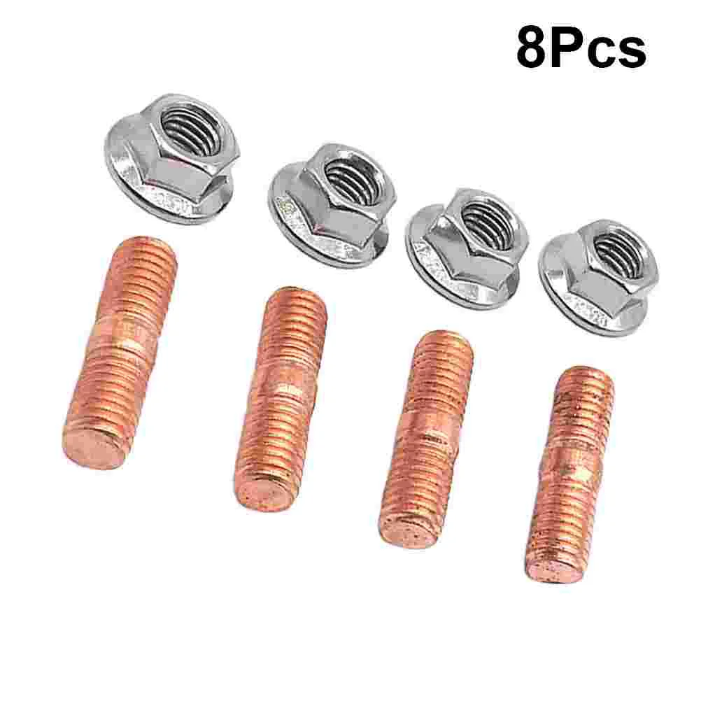 

8Pcs Piston Rod Stud Portable Practical Durable Car Modified Parts Piston Rod Stud Car Turbocharger for Car Parts Vehicle