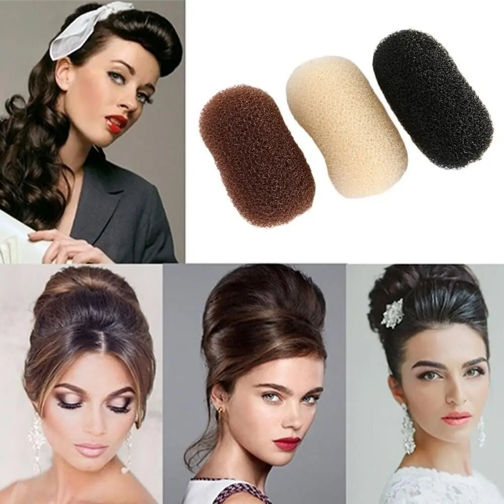 

3Pcs Practical Hair Clip Styling Tool Invisible Hair Volume Increase Puffy Hair Pad Fluffy Sponge Clip Heighten Hairpin