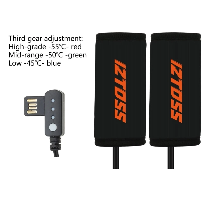 Перчатки с USB-подогревом и регулируемой температурой для мотоциклов