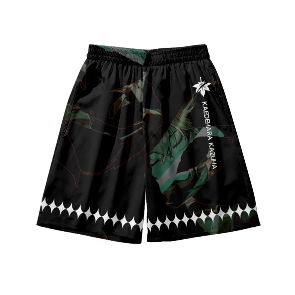 

Genshin Impact Kazuha Cosplay Shorts 3D Printed Beach Short Pants