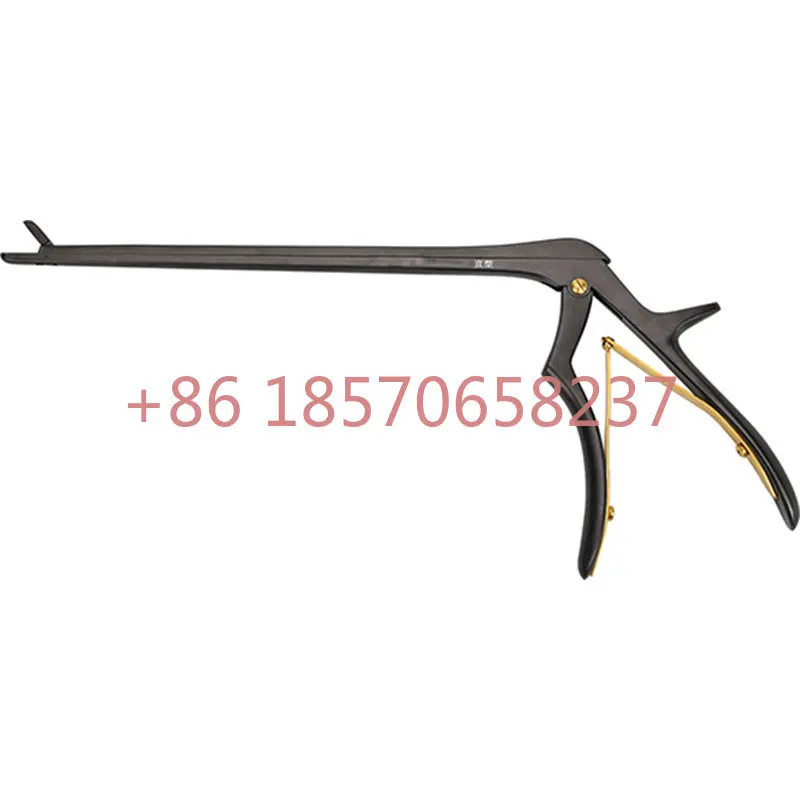 

Black and Golden Orthopedic Surgical Basic Instruments Medical Bone Surgery Spurling Bone Rongeur