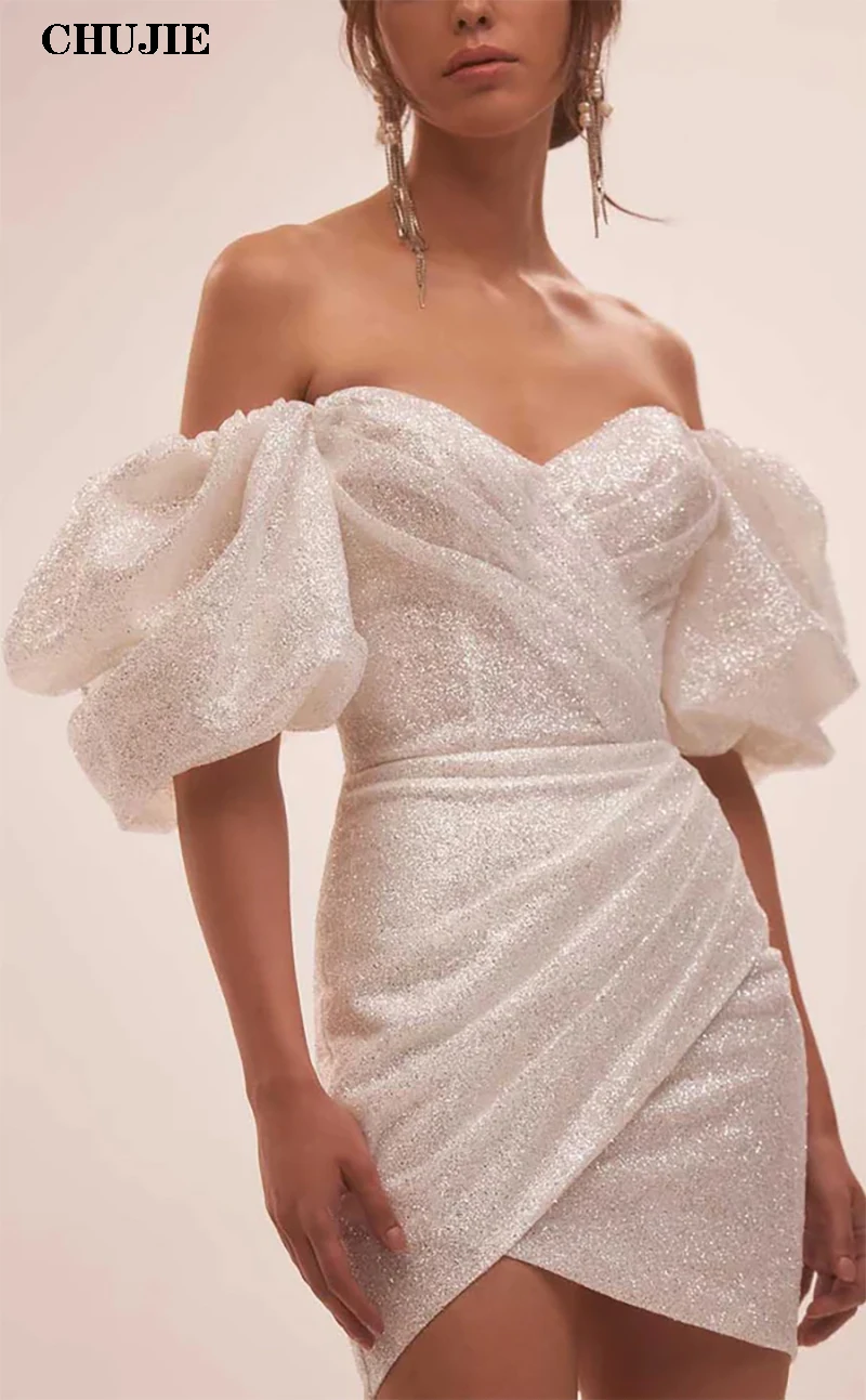 Блестящее мини-платье-русалка вечерние платья для встречи выпускников Женские