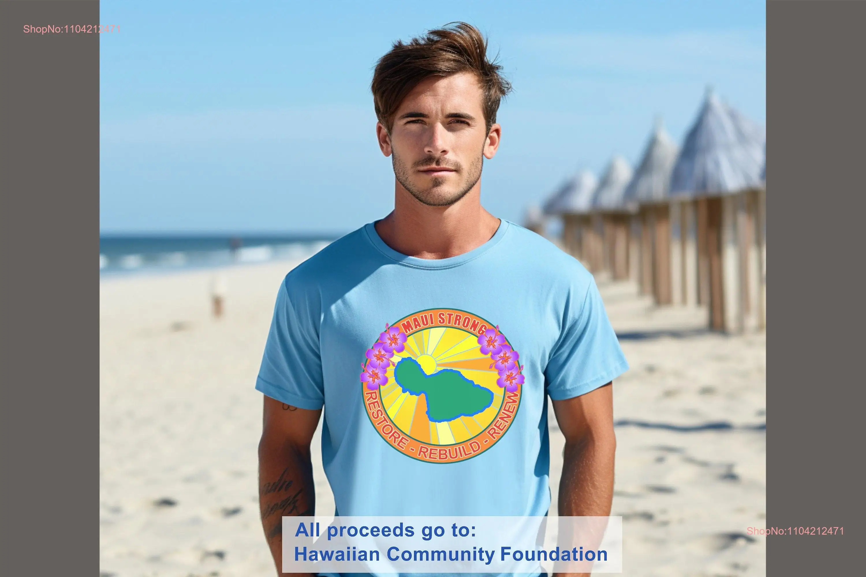 Футболка Maui Strong Prayers для Ikaika Wildfire Relief Hawaii Fires Lahaina Fire средний хлопок длинные или